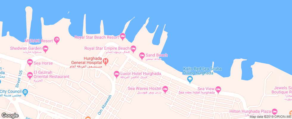Отель Geisum Village на карте Египта