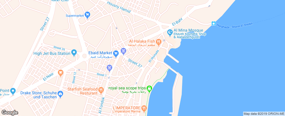 Отель Jaz Makadi Oasis & Family Resort на карте Египта