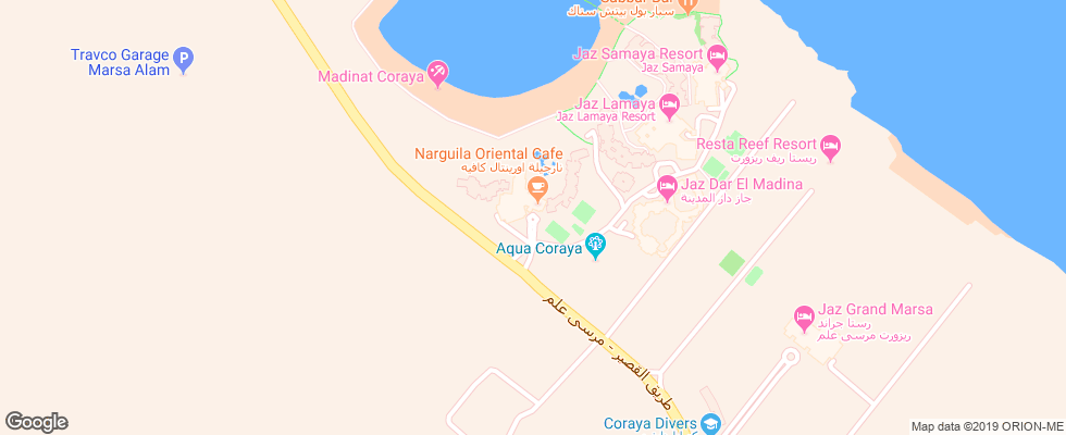 Отель Jaz Solaya на карте Египта
