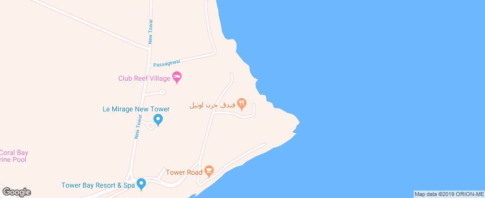 Отель Labranda Tower Bay на карте Египта
