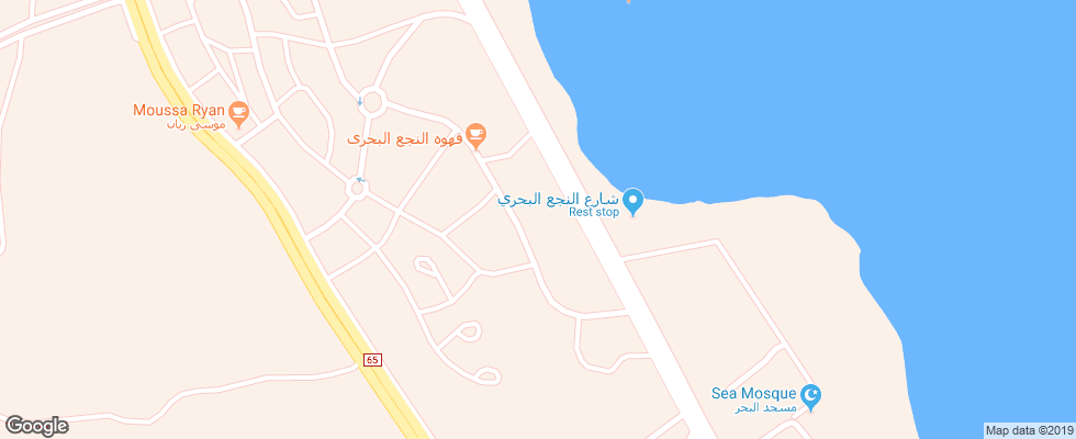 Отель Marina Lodge At Port Ghalib на карте Египта