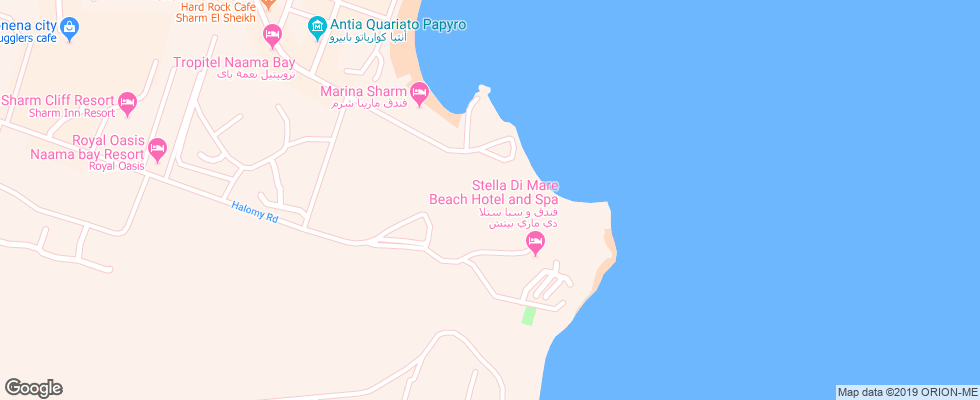 Отель Regnum Naama Bay на карте Египта