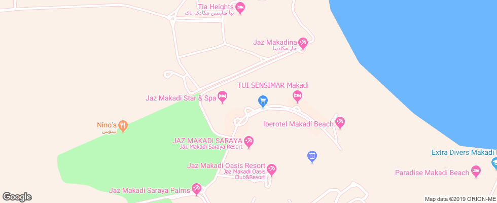 Отель Sol Y Mar Makadi Sun на карте Египта