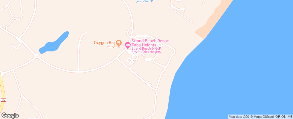 Отель Strand Taba Height Beach & Golf Resort на карте Египта