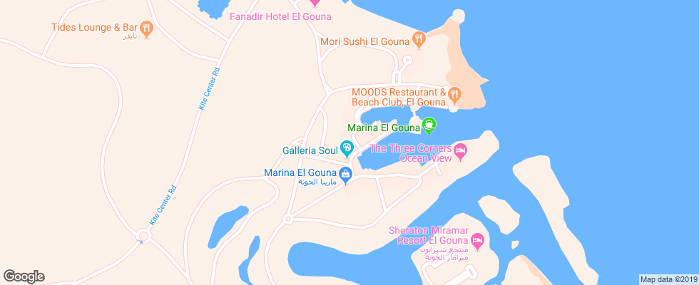 Отель Turtles Inn на карте Египта