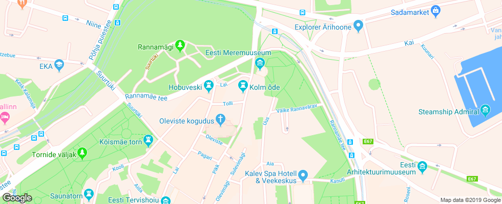 Отель Rixwell Gotthard на карте Эстонии