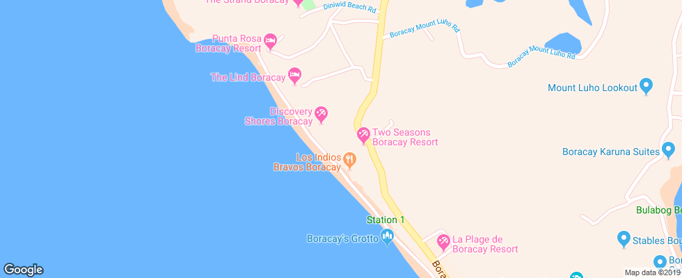Отель Ambassador In Paradise Resort на карте Филиппин