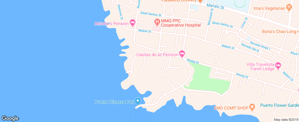 Отель Asturias на карте Филиппин