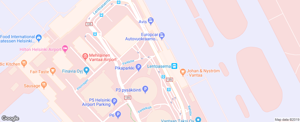 Отель Glo Hotel Airport на карте Финляндии