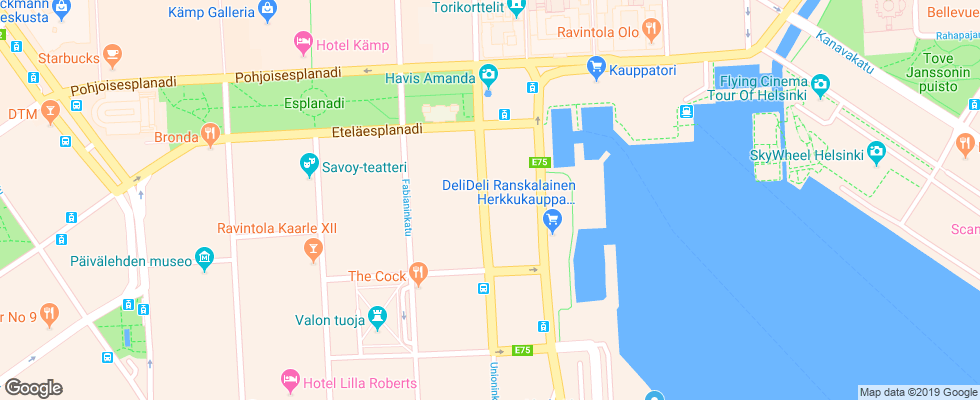 Отель Haven на карте Финляндии