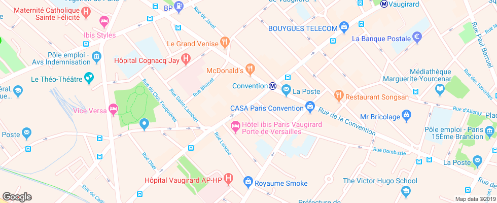 Отель Abaca Messidor на карте Франции