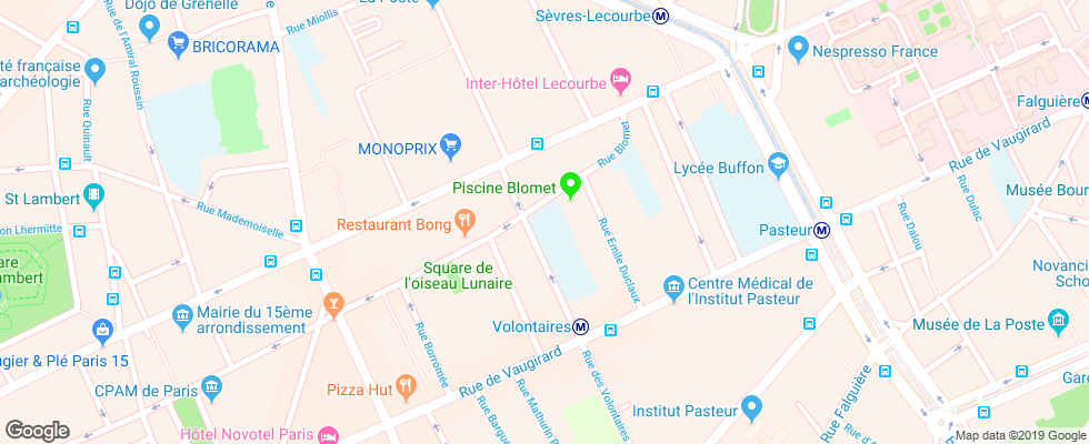 Отель Aberotel Montparnasse на карте Франции