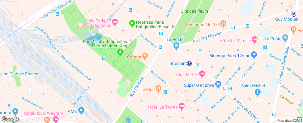 Отель Abrial на карте Франции