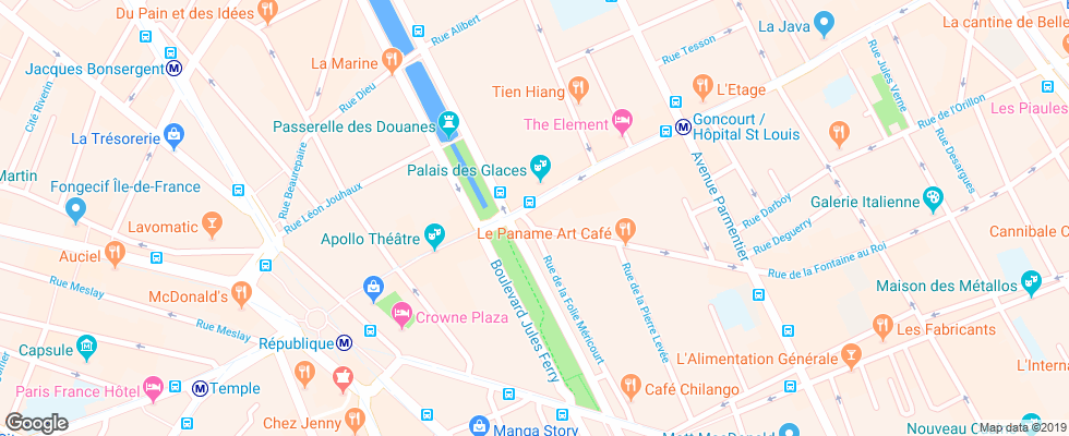 Отель Absolute на карте Франции