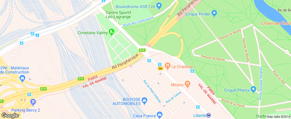 Отель Adagio Access Paris Porte De Charenton на карте Франции