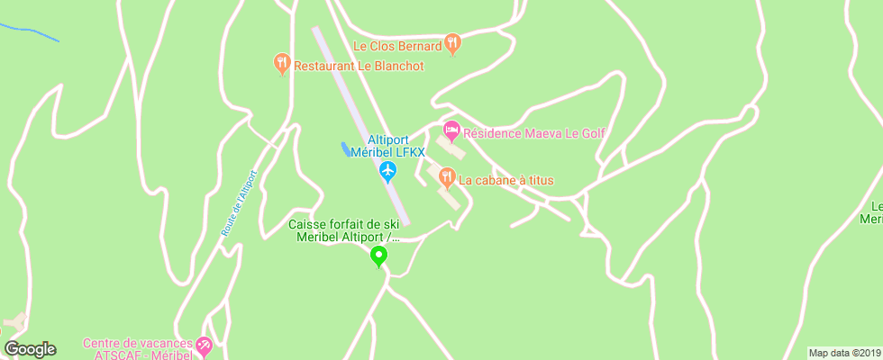 Отель Altiport на карте Франции