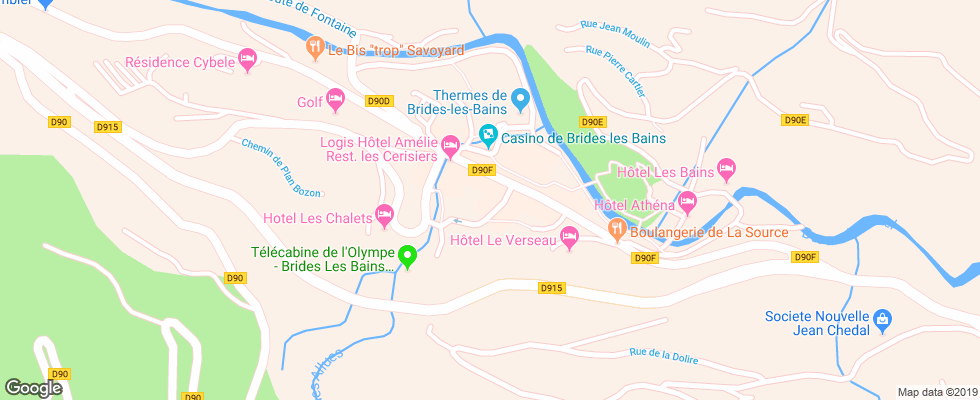 Отель Altis Val Vert на карте Франции