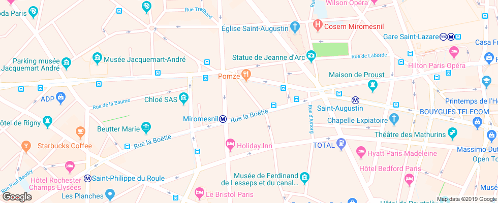 Отель Arioso на карте Франции