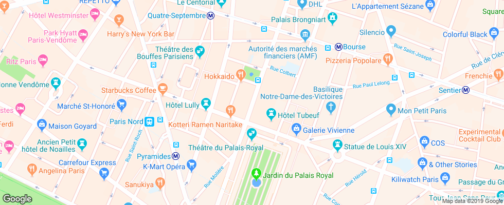 Отель Astotel Malte на карте Франции