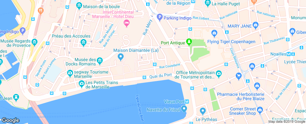 Отель Hermes на карте Франции
