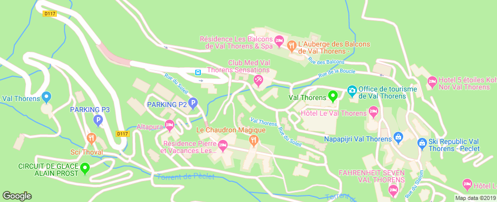 Отель Les Arolles Hotel Club Mmv на карте Франции