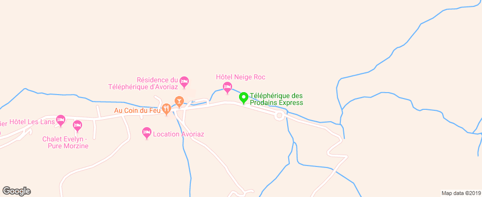 Отель Neige Et Roc на карте Франции