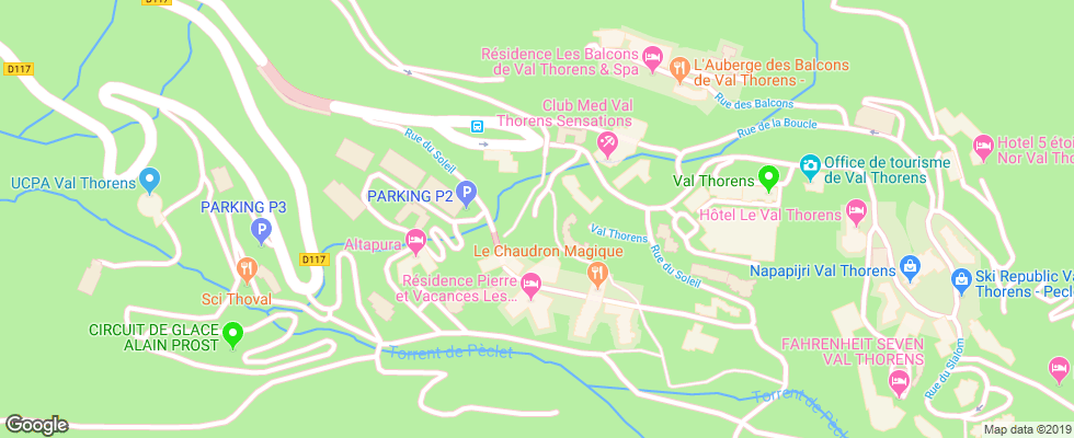 Отель Oxalys на карте Франции