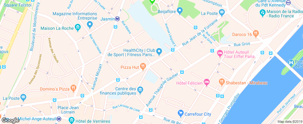 Отель Ribera на карте Франции