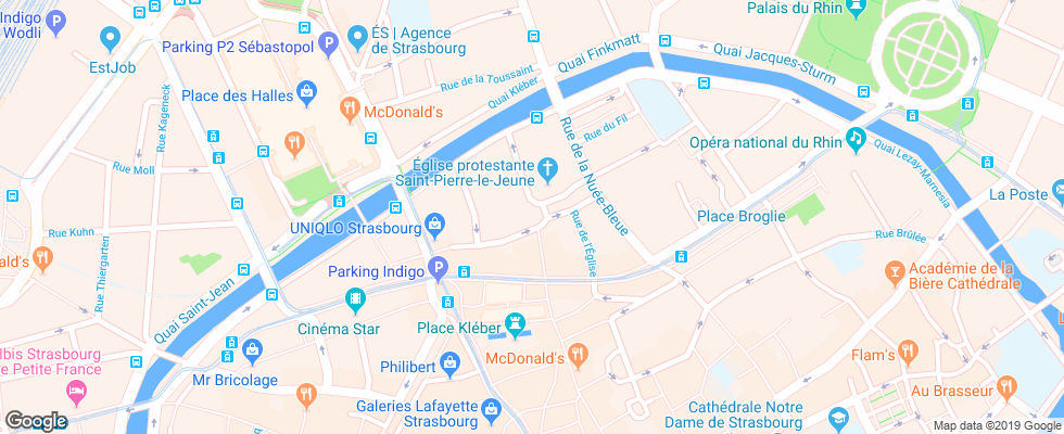 Отель Sofitel Strasbourg Grande Ile на карте Франции