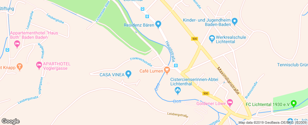 Отель Allee Hotel Leidinger на карте Германии