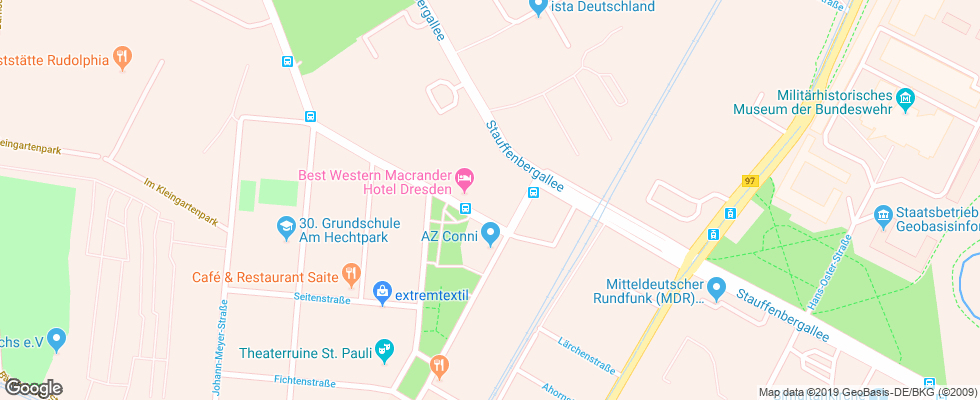 Отель Best Western Macrander на карте Германии