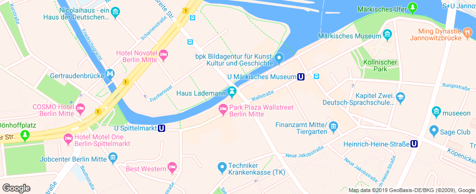 Отель Derag Hotel Henriette на карте Германии