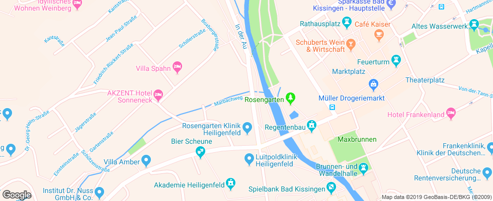 Отель Wyndham Garden на карте Германии