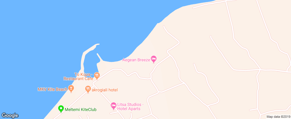 Отель All Senses Nautica Blue Resort & Spa на карте Греции
