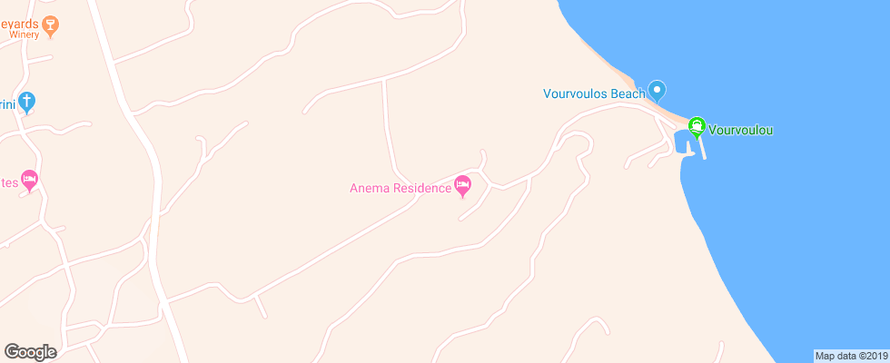 Отель Anema Residence на карте Греции