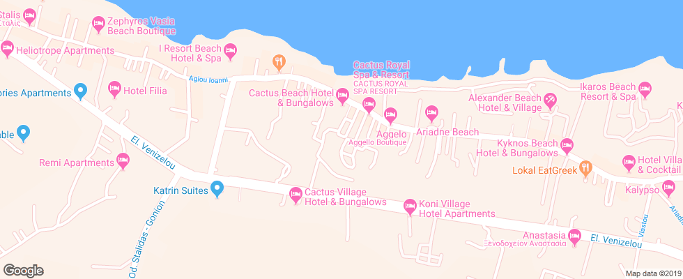 Отель Anemi Apt на карте Греции