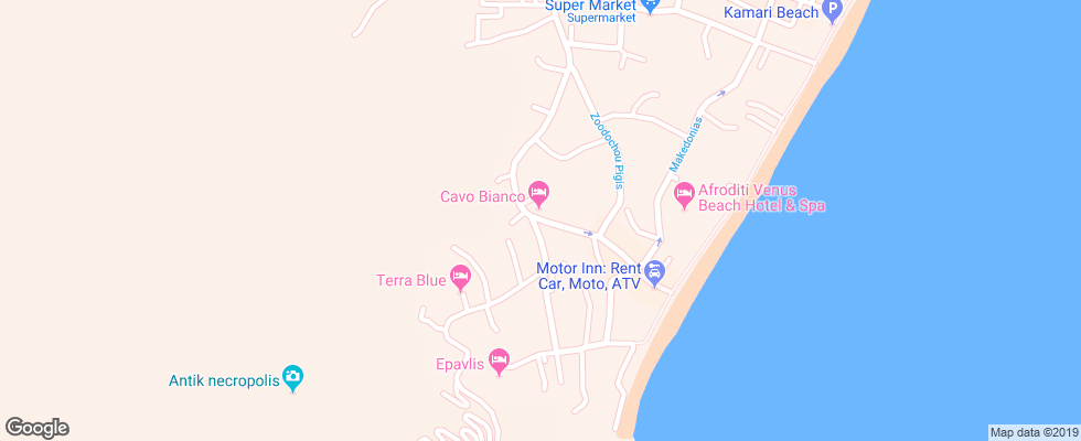 Отель Astro на карте Греции