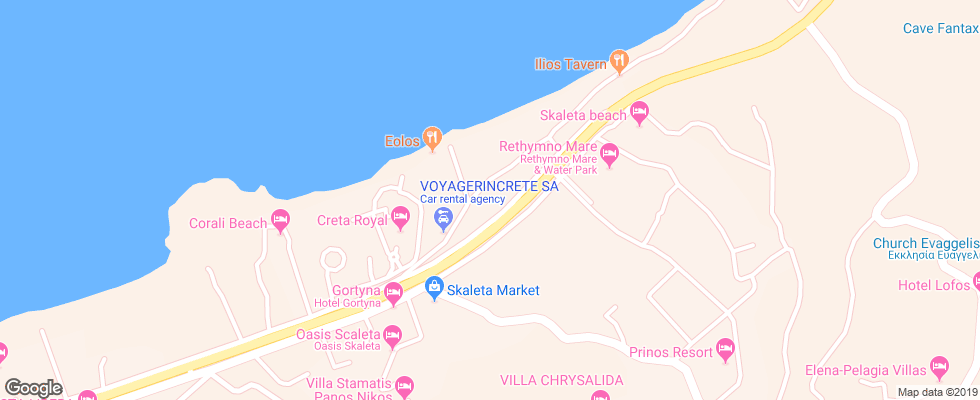 Отель Babis на карте Греции