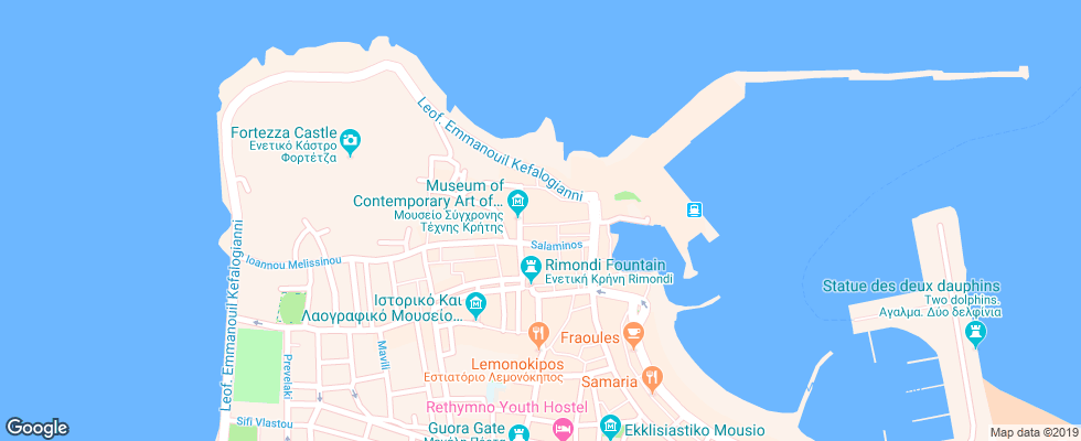 Отель Barbara Studios на карте Греции
