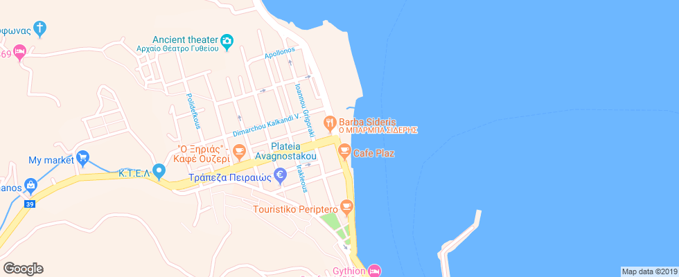 Отель Belle Helene на карте Греции