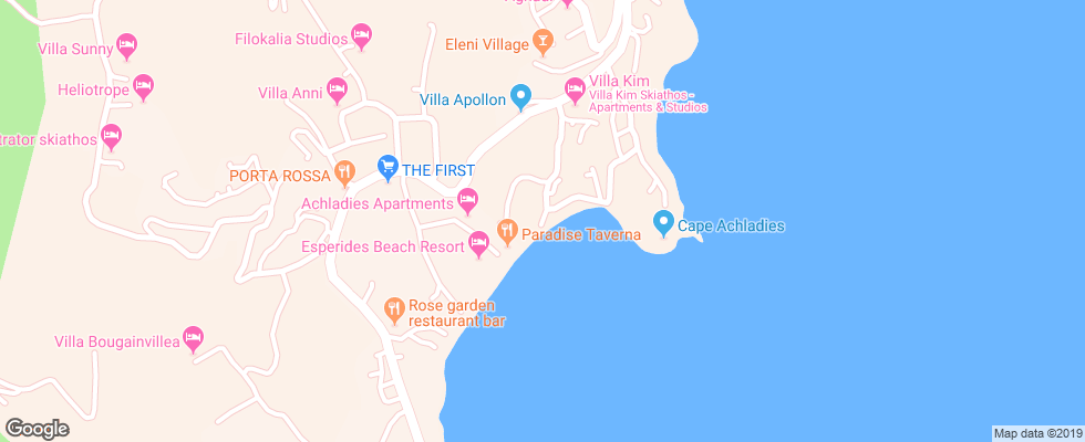Отель Belvedere на карте Греции