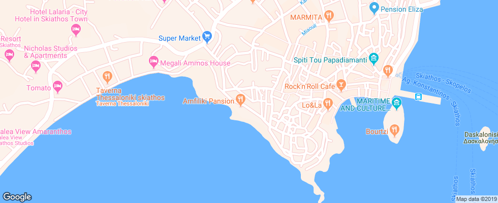 Отель Dabasis на карте Греции