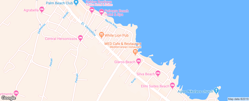 Отель Harma Boutique Hotel на карте Греции
