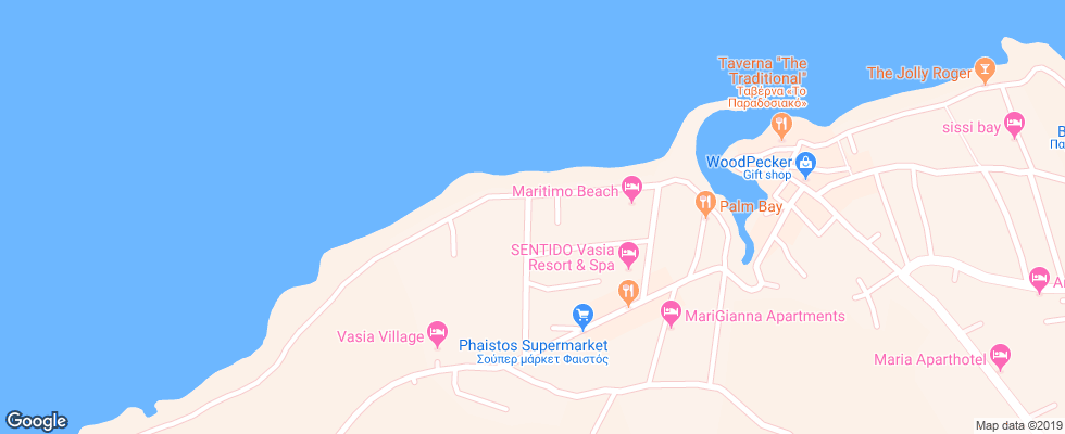 Отель Koutrakis Suites на карте Греции