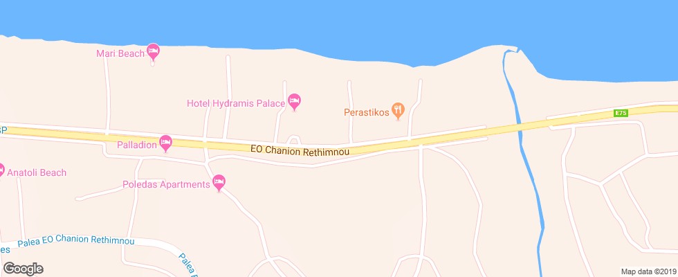 Отель La Mer Resort & Spa на карте Греции
