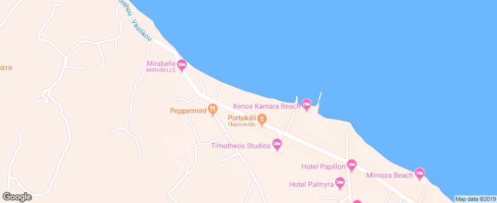 Отель Locanda Hotel на карте Греции
