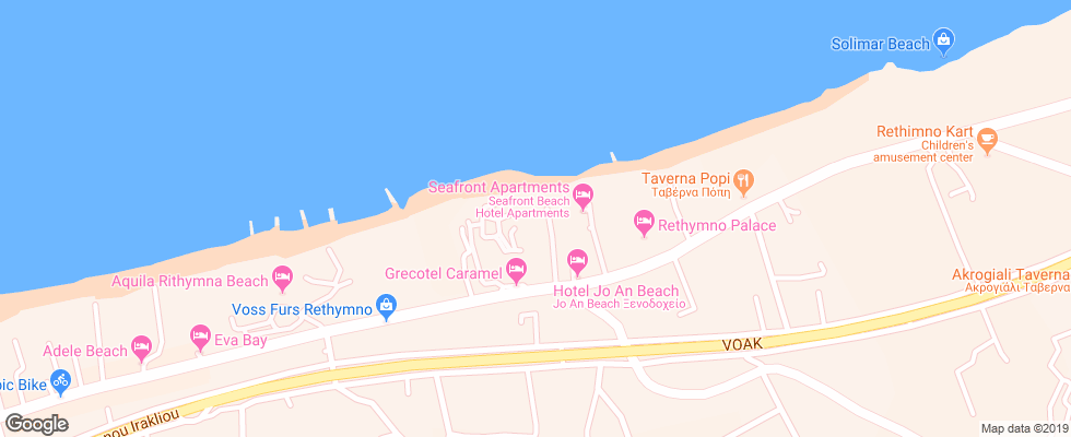 Отель Maravel Star Art Hotel на карте Греции