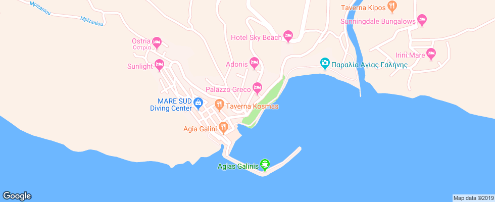 Отель Palazzo Greco Boutique на карте Греции
