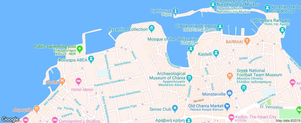 Отель Porto Del Colombo на карте Греции