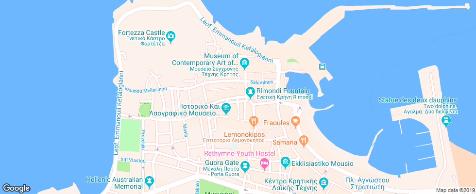 Отель Rimondi Estate Boutique на карте Греции